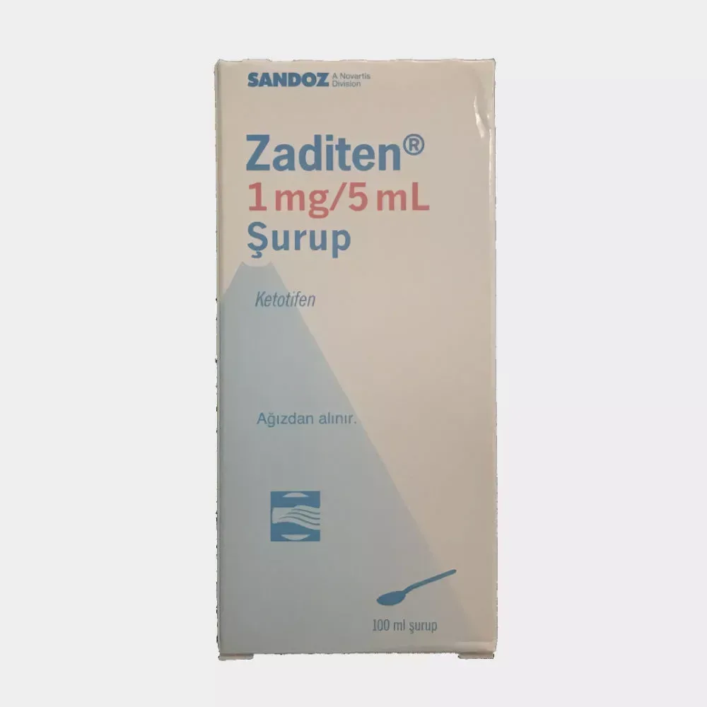 Zaditen şurup yetişkinlerde kullanılır mı?